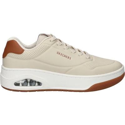 Afbeelding van Skechers Uno Court Sneakers Laag Gebroken wit Maat 46