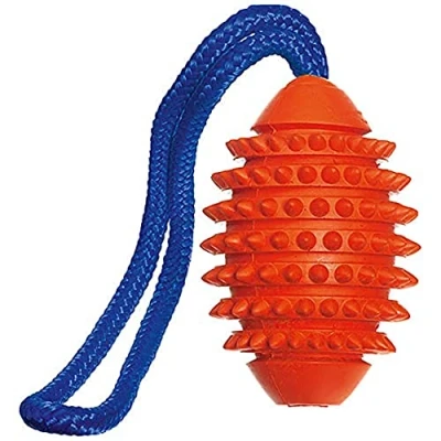 Afbeelding van Flamingo Voetbal Hondenspeelgoed 7.5 cm Oranje