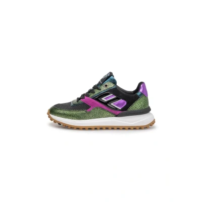 Afbeelding van Floris van Bommel Noppi Sneakers laag, Dames, Maat: 38, Green Schoenen