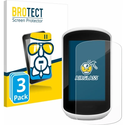 Afbeelding van BROTECT Screenprotector voor Garmin Edge Explore 2018 Folie Beschermfolie Beschermglas transparant (3 Stuks)