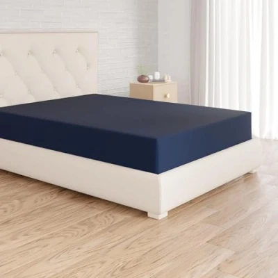 Afbeelding van Amazon Basics Microvezel hoeslaken, marineblauw, 160 x 200 30