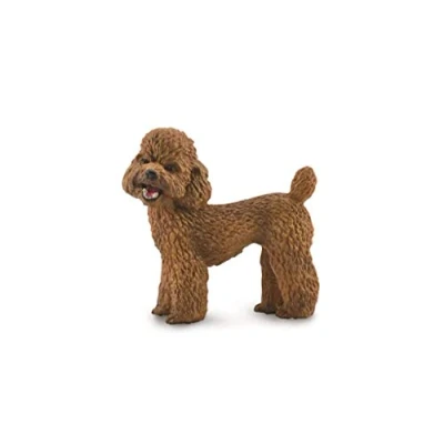 Afbeelding van Collecta Hond Poedel Junior 4,2 Cm Rubber Bruin