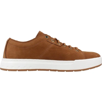 Afbeelding van Timberland Maple Grove Sneakers laag rust, Heren, Maat: 45, Rust Nubukleer