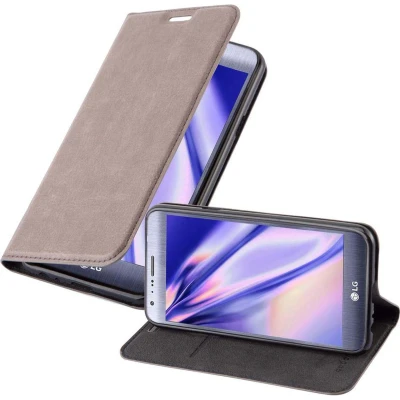 Afbeelding van Cadorabo Hoesje geschikt voor LG X CAM in KOFFIE BRUIN Beschermhoes met magnetische sluiting, standfunctie en kaartvakje Book Case Cover Etui