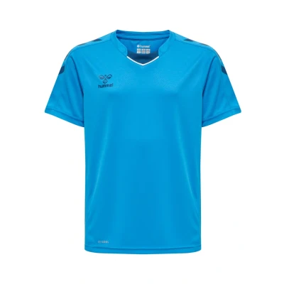 Afbeelding van Hummel CORE Sport Tshirt voor kinderen, Maat: 116, Blue danube