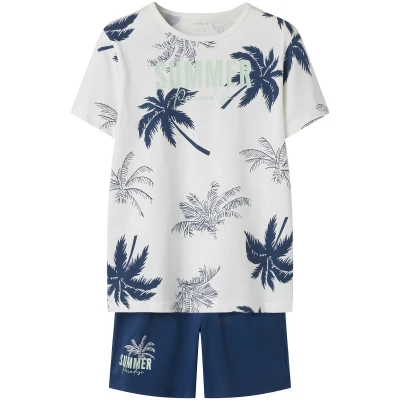 Afbeelding van NAME IT NKMNIGHTSET SS TITAN SUMMER NOOS Jongens Nacht setje Maat 110/116