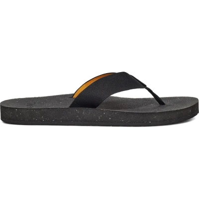 Afbeelding van Teva Reflip Teensandalen, Heren, Maat: 40.5, Black Textiel