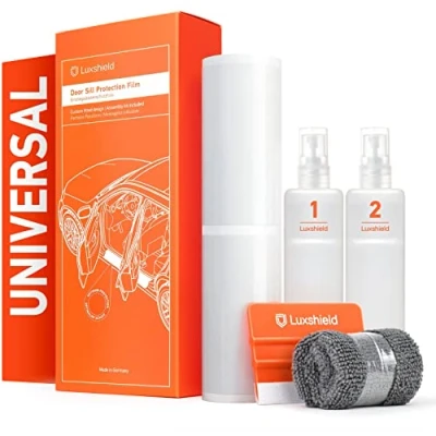 Afbeelding van Luxshield Instaplijsten voor autodeur, carrosserie, universele set, maat L, accessoires auto, krasbestendige stickers, transparant