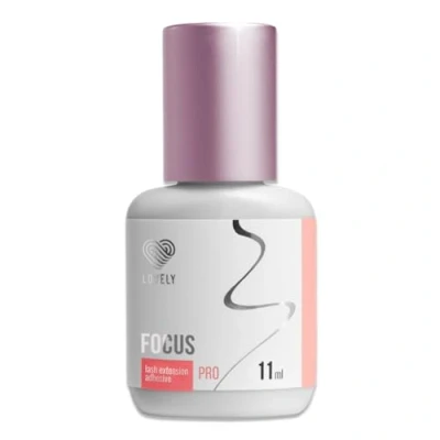 Afbeelding van LOVELY FOCUS wimperlijm (11ml, kleur: ZWART) supersnelle lijm, droogtijd: 0,5 seconden, 8 weken hechting, duurzaam, voor wimperverlenging, extensie lijm
