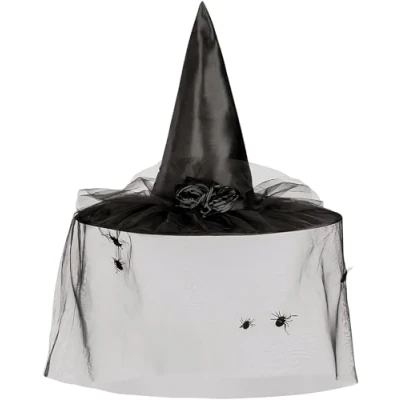 Afbeelding van Boland Hoed Heks Esmeralda Zwart 57 Volwassenen Vrouwen Halloween en Horror