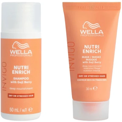 Afbeelding van Wella Invigo Nutri Enrich Travel Kit bundel/set/pakket