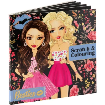 Afbeelding van Besties Kras &amp; Kleurboek