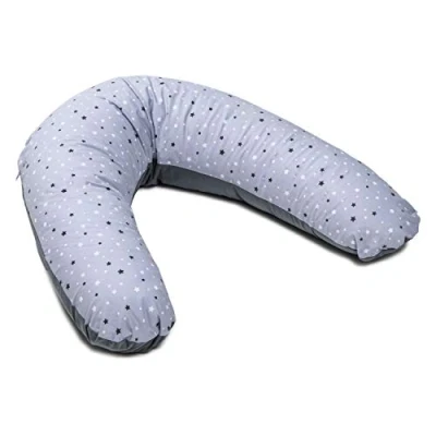 Afbeelding van P&#039;TIT LIT Overtrek voor borstvoedingskussen, sterren, 170 cm, waterdicht, katoen, wasbaar
