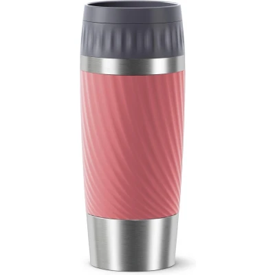 Afbeelding van Tefal Travel Mug Easy Twist Thermosbeker 36 Cl Koraalrood