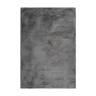 Afbeelding van Emotion Fluffy Vacht Vloerkleed Tapijt Woonkamer Slaapkamer Grijs 200x290 cm Rechthoek Polyester