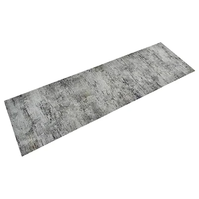 Afbeelding van Keukenmat wasbaar betonprint 60x180 cm fluweel