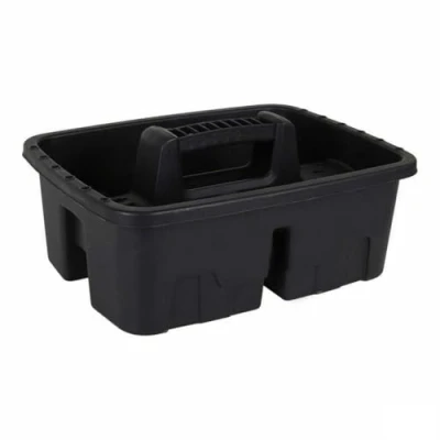 Afbeelding van Gereedschapsorganizer Dem Brico Dienblad Zwart 38,5 x 29,5, 17 cm (6 Stuks)