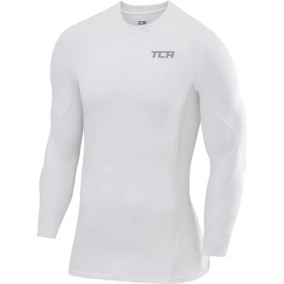 Afbeelding van SuperThermal Compressietop met Lange Mouwen Ronde Hals voor Jongens Wit
