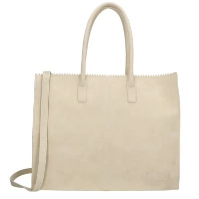 Afbeelding van Zebra Trends Lisa XL Shopper creme Damestas