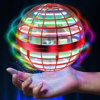Afbeelding van Hoofun Verlichte stuurbal, vliegende bal Boomerang, UFO Magic Ball Spinner, buitenspelletjes voor kinderen, cadeaus 6 12 jaar