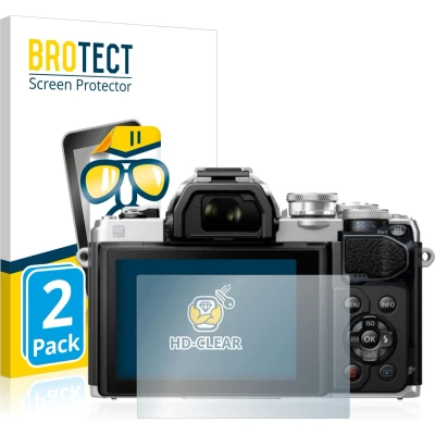 Afbeelding van BROTECT Screenprotector voor Olympus OM D E M10 Mark III / IV Folie Beschermfolie transparant (2 Stuks)
