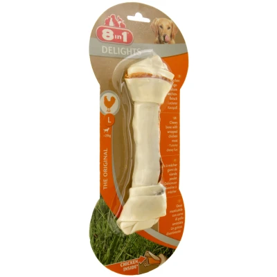 Afbeelding van 8in1 Delights Kauwknook Kip Hondensnacks Large