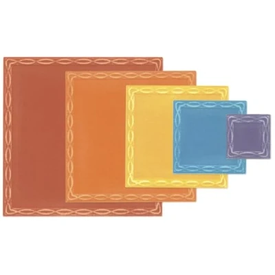 Afbeelding van Sizzix Framelits Die by Stacey Park Fanciful, Yvette Interlaced Squares (11pcs) (666750)