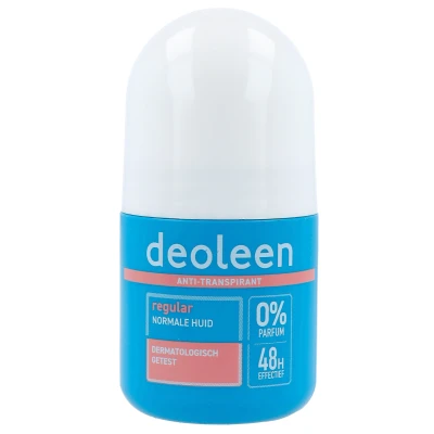 Afbeelding van Deoleen Deodorant Roller Regular Anti Transpirant 50 ml