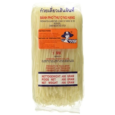 Afbeelding van Farmer Brand Banh Pho &amp; Pad Thai rijstpasta, 3 mm, 400 g