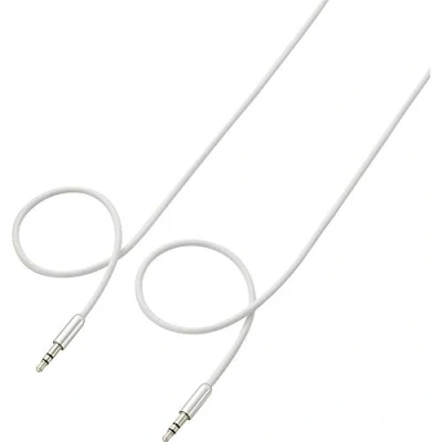 Afbeelding van SpeaKa Professional SP 7870096 Jackplug Audio Aansluitkabel [1x male 3,5 mm 1x mm] 3.00 m Wit SuperSoft mantel
