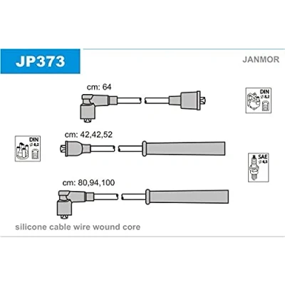 Afbeelding van JANMOR JP373 Bougiekabelset