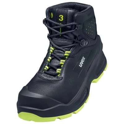Afbeelding van uvex 3 6872338 Hoge veiligheidsschoenen S3 Schoenmaat (EU): 38 Zwart, Geel 1 paar