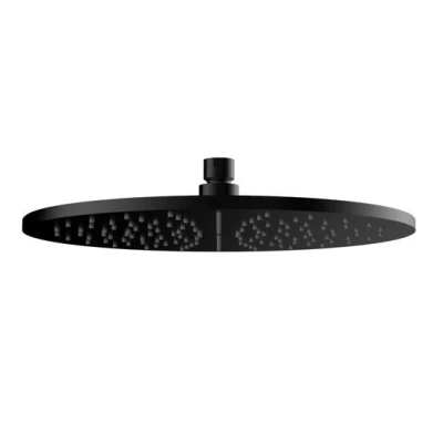 Afbeelding van Wiesbaden Caral hoofddouche rond 30 x 0,8 cm mat zwart