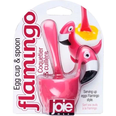 Afbeelding van Joie Flamingo Eierdop Met Lepel