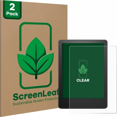 Afbeelding van ScreenLeaf Screenprotector voor Amazon Kindle Paperwhite 2023 (11. Gen.) Duurzame schermbescherming Folie Beschermfolie transparant (2 Stuks)