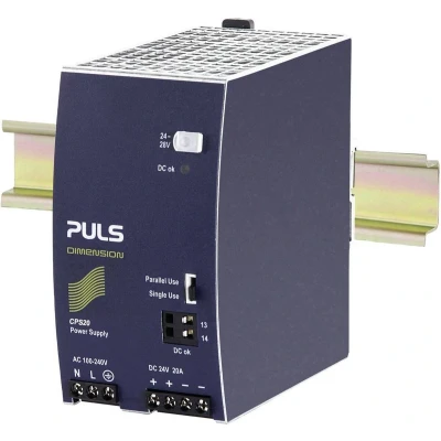 Afbeelding van PULS DIMENSION CPS20.241 DIN rail netvoeding 24 V/DC 20 A 480 W Aantal uitgangen: 1 x Inhoud: stuk(s)