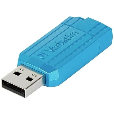 Afbeelding van Verbatim USB DRIVE 2.0 PINSTRIPE stick 128 GB Pink 49460