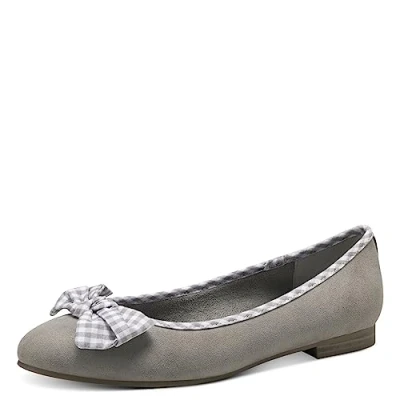 Afbeelding van MARCO TOZZI Dames 2 22180 41 Ballerina Strap, Taupe Comb