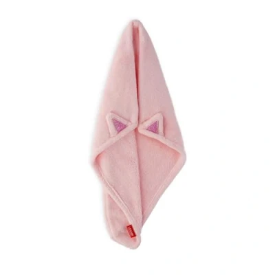 Afbeelding van Legami Love My Hair Tulband voor haar, sneldrogende microvezel haardroger, super absorberend, zacht, anti crêpe, haarhanddoek dames, knoopsluiting, Kitty thema