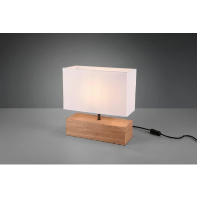 Afbeelding van Trio Tafellamp Woody Wit 30,50cm x 12,00cm 30,00cm