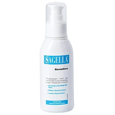 Afbeelding van Sagella® Sensitive Voedende balsem voor vrouwen, voorkomt sputum en scheerbrandwonden, een aangenaam huidgevoel, 100 ml