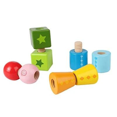 Image de HAPE PRESCHOOL 3602658 JEU DE CONSTRUCTION SET À VISSER CONTIENT 8 CUBES