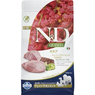Afbeelding van FARMINA N&amp;D Quinoa Dog Weight Management Lamb Adult Mini droogvoer voor honden 2,5 kg