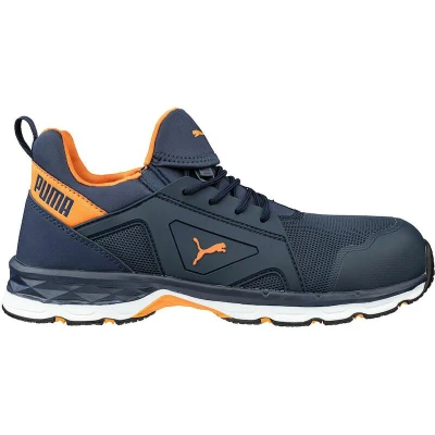 Afbeelding van PUMA CHASE ESD S1PS veiligheidsschoen laag (blauw/oranje) 900 13255 3521 40
