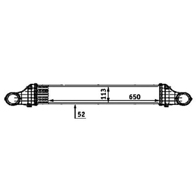 Afbeelding van MAHLE ORIGINAL CI 68 000P Intercooler MERCEDES BENZ: E Class Saloon