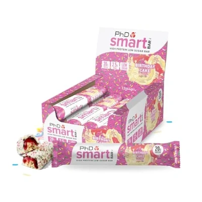 Afbeelding van PhD Smart Bar 12repen Birthday Cake
