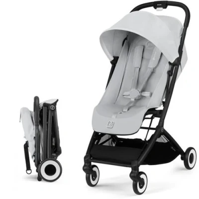 Image de Poussette ultra compacte et confortable ORFEO 4 roues Fog Grey