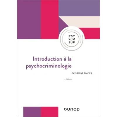 Afbeelding van Introduction à la psychocriminologie 3e éd