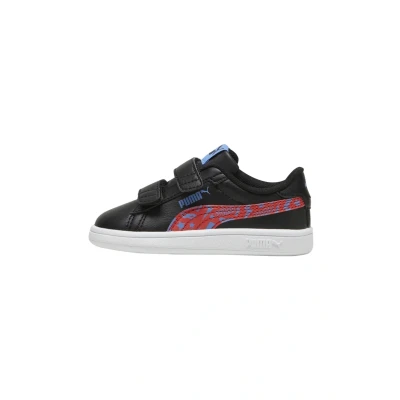 Afbeelding van PUMA Smash 3.0 Masked Hero sneakers, Zwart/Rood/Wit, Maat 27