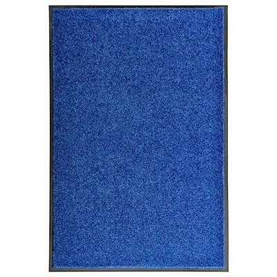 Afbeelding van Deurmat wasbaar 60x90 cm blauw
